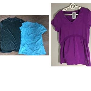 Bundle Women's Workout Tops 3 Pcs Rebook Cross Fit